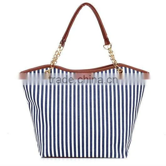 2013 New tassel style cotton canvas tote bag, simple cotton canvas tote bag