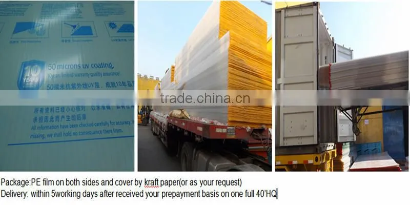 UV protection lightweight roofing materials polycarbonate hollow sheet balcony cover sheet