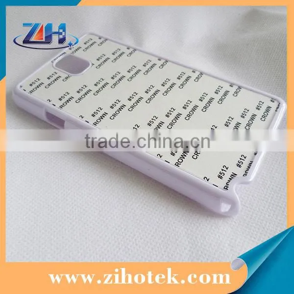 PC sublimation blank case for Samsung Note 3 with aluminum inserts