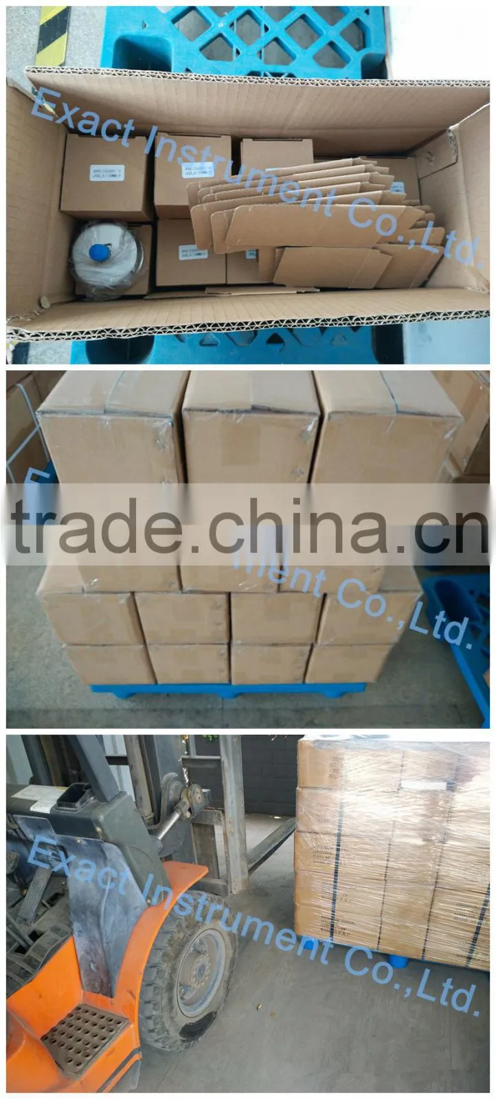 All stainless steel bourdon tube type pressure gauges