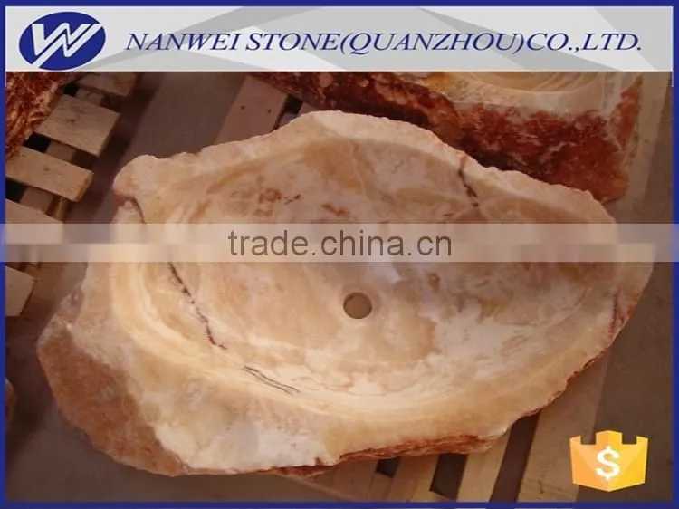 New design nature stone bathroom art wash basin