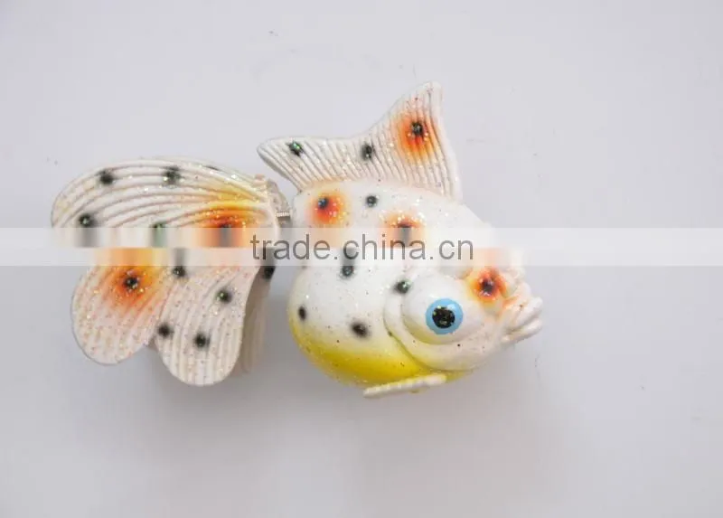 4 inch Handmade Goldfish Shaped Tourist Souvenir Fridge Magnet