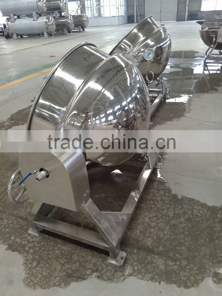 High quality widely used gas jacketed kettle,steam jacketed kettle