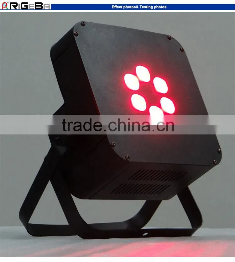New hottest selling 6leds 4W RGBW 4in1 wireless battery led stage light led par light for wedding and party