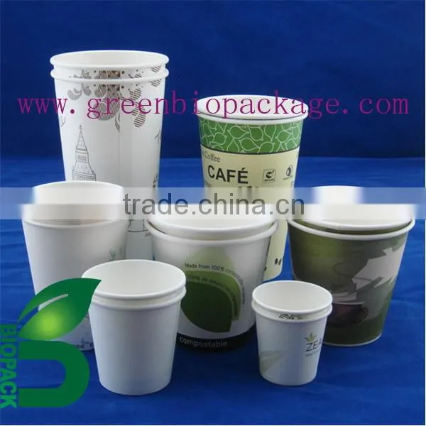 PLA hot coffee paper cup