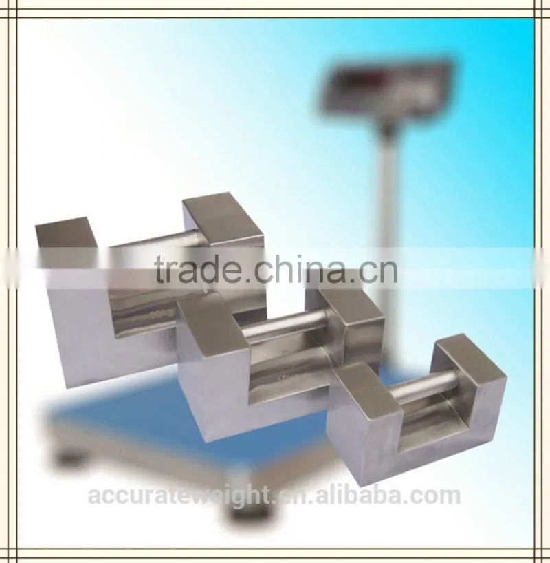 OIML standard stainless steel 20kg rectangular weight, F1 F2 M1 calibration weights, standard weights for calibration