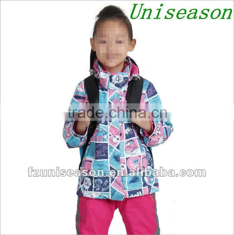 2013 Fashion Hoohie Girls Ski Jacket
