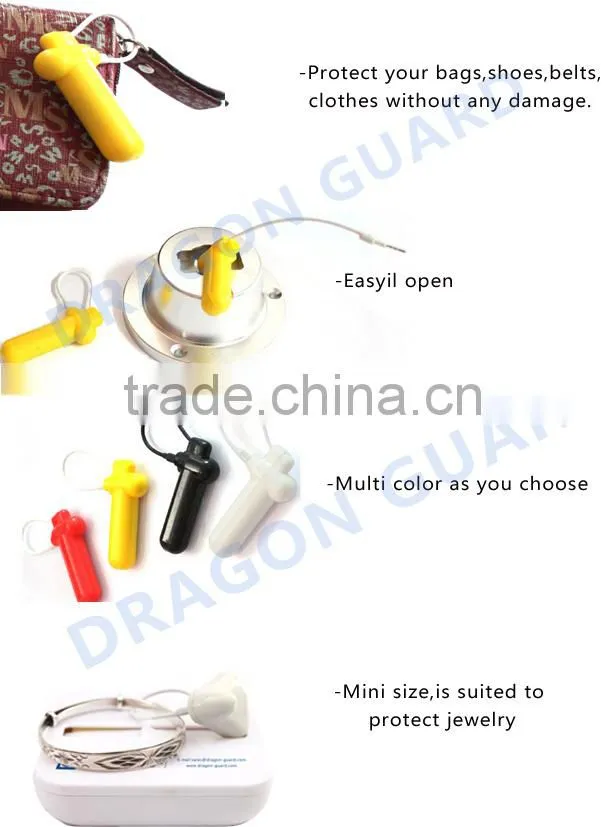 DRAGONGUARD T023 EAS mini lanyard hard tag shoes anti theft detector hard tag