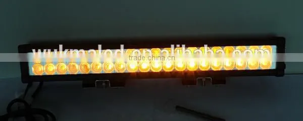 20" 120w wirless remote control white / amber led light bar, light bar off road lights