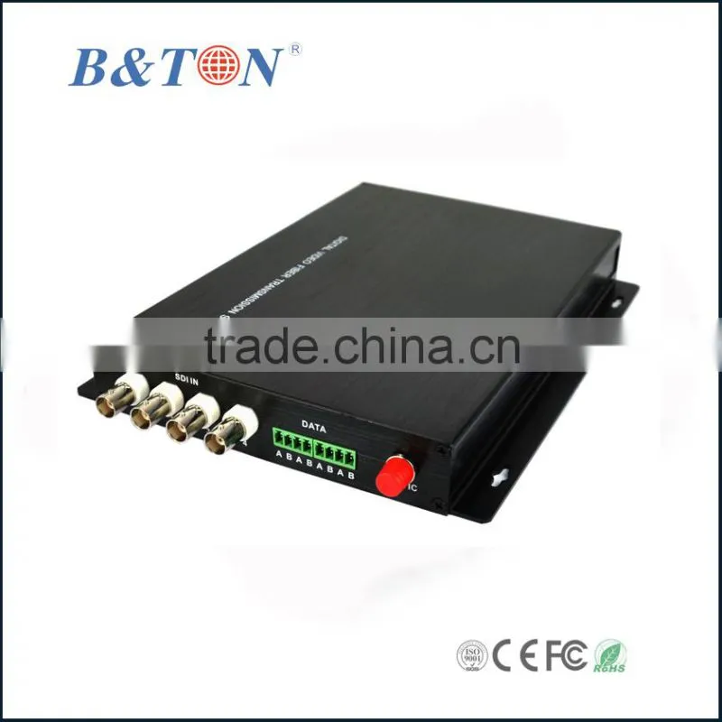 1/2/4/8ch HD-SDI fiber optical transmitter and receiver