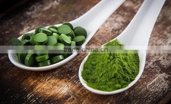 Spirulina tablets dietary supplement