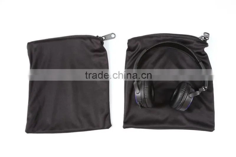 Headphone Earphone Winding wire accessories , Purpose Zipper PU & EVA Case Pouch