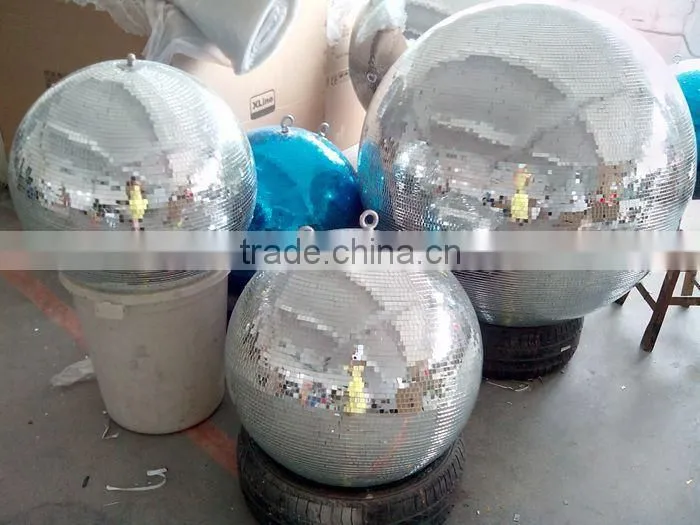 hanging rotating mirro giant inflatable disco ball giant christmas fiberglass balls