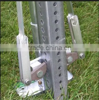 Galvanized Square Tube Sign Post for Traffic Road Safety
