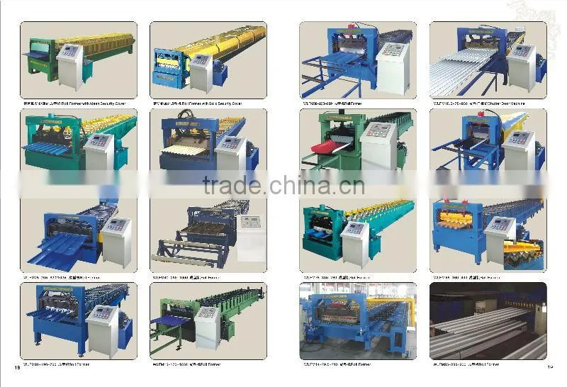 Corrugated iron roofing sheet roll forming making machine made in China