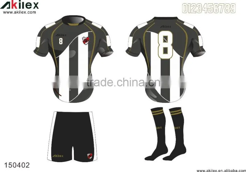 2016 custom new design Rugby suits / rugby shirt