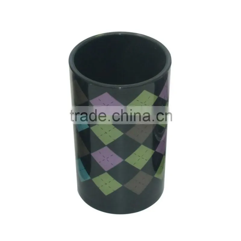 eco-friendly Plastic double wall tumbler for bathroom set