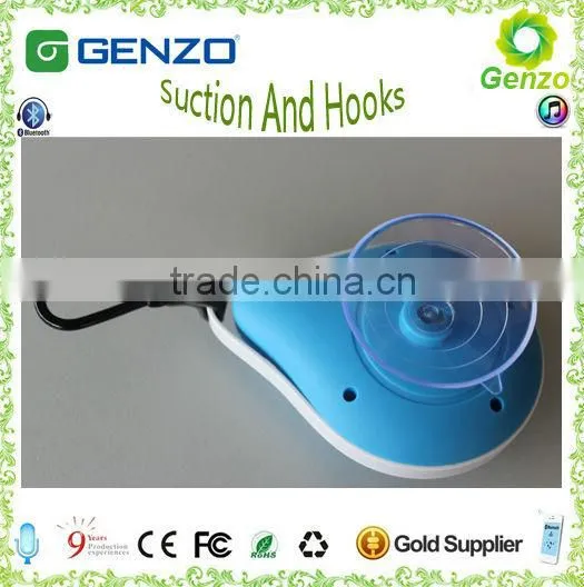 Hot sale Triangle shape Sucking IPX4 Mini Waterproof Bluetooth Speaker