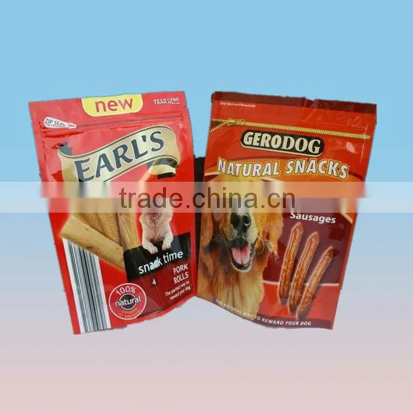 qingdao standing zipper bags for packaging pet food