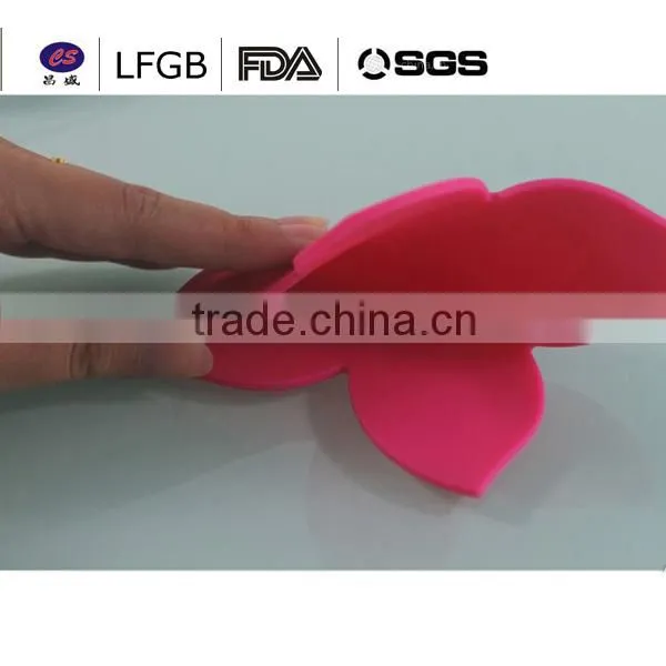 Pink fantastic nice silicone bowl mat&silicone baking mat&silicone table mat