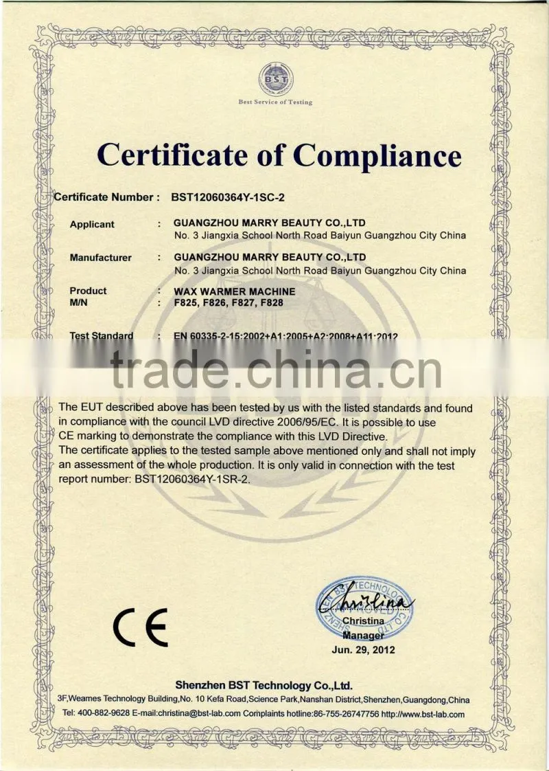 Hair Removal Depileve Wax Heater China Supplier