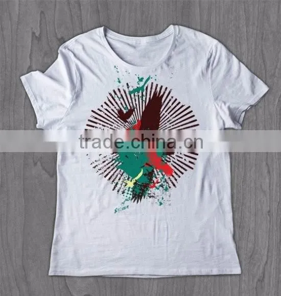 Printing T Shirts Cotton/ Custom Silk Screen Printing T Shirt/ Machine Screen Printing T Shirt