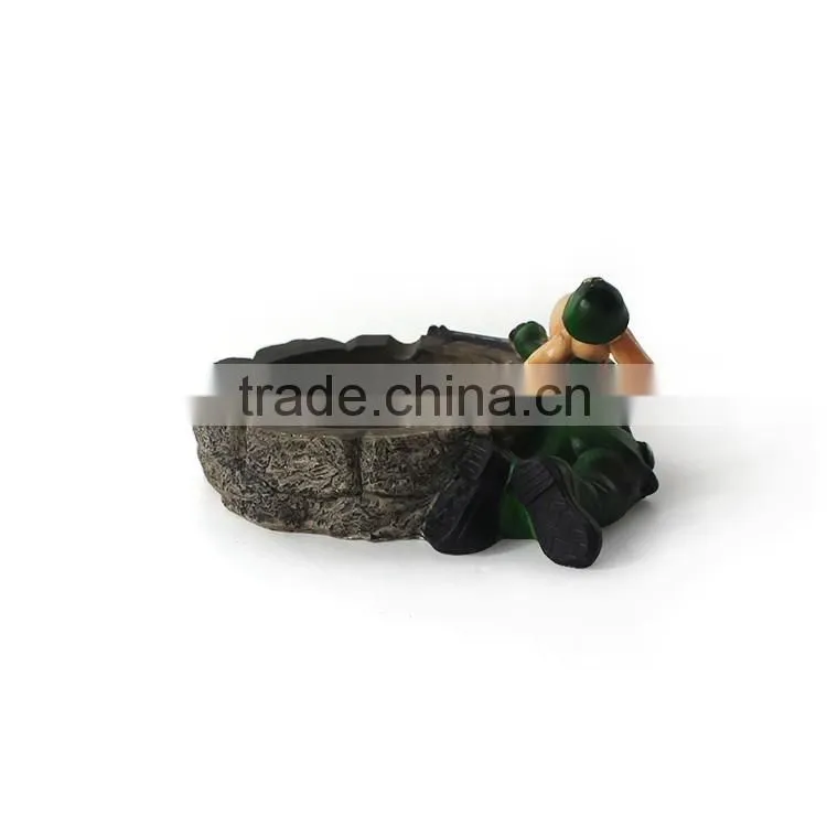 Strange Animal Ashtray Resin Statue for The Resin Cartoon Ashtray Figurine