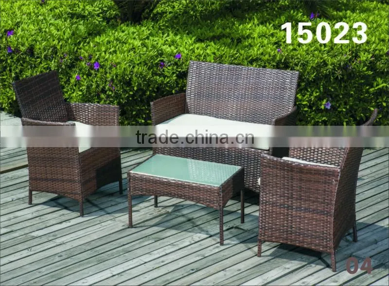 4PCS kd outdoor steel furniture set CHEAPEST sofa garden furniture