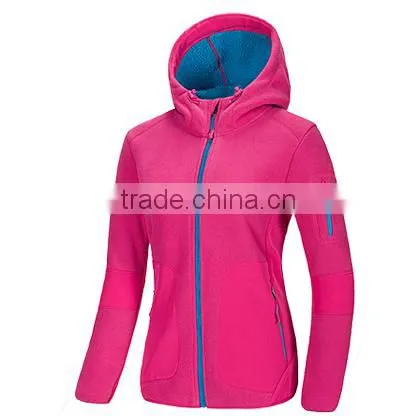 Custom cheap thick polar fleece track suits for girl