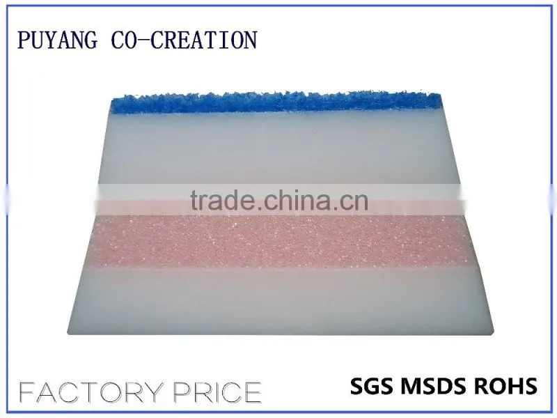 Premium grade washable cleaning scouring pad massage sponge