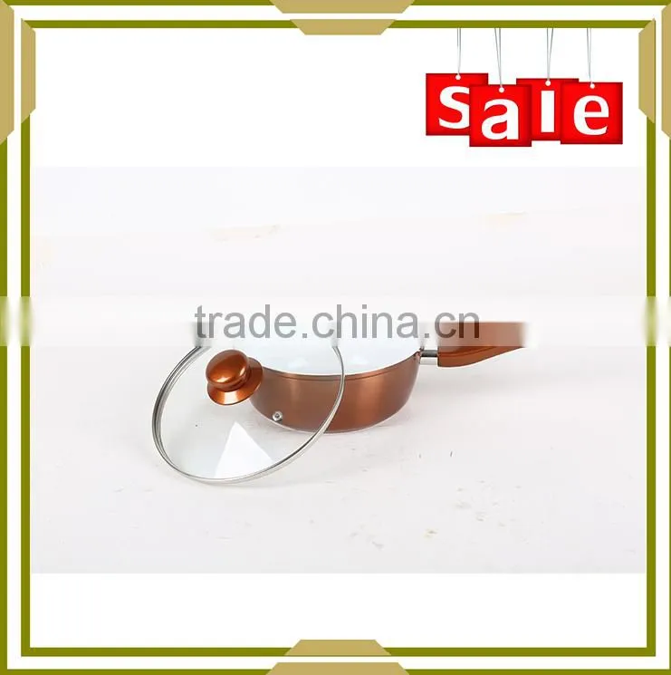 forged copper metalliac paiting saucepan