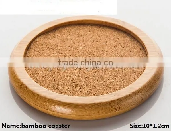 small non-slip bamboo cup mat