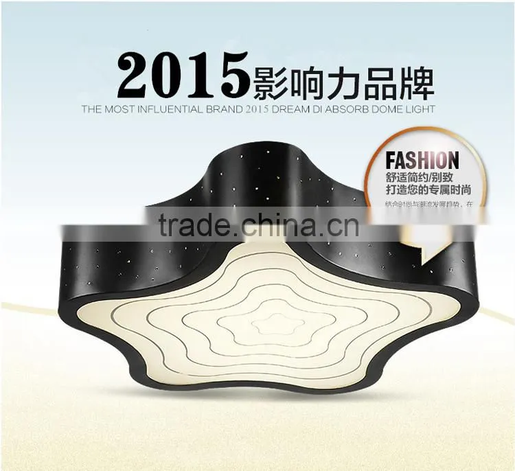2015 New Arrival 230C Led Ceiling Lamp White/Black Star Shaped Ceiling Lamp