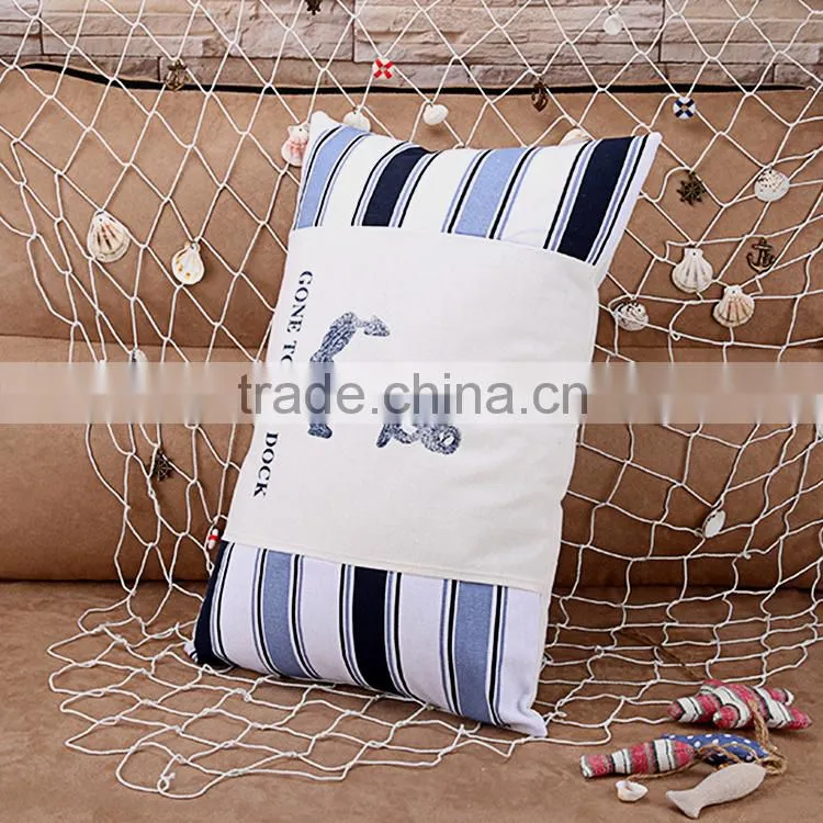 Cloth Art Marine Series Pillow Case Car Sofa Cushion Covers