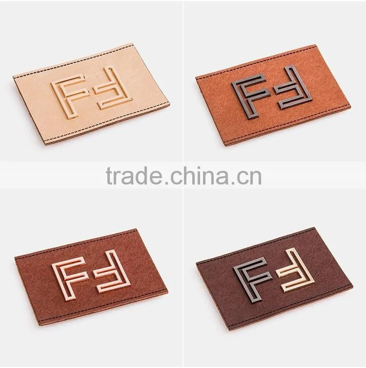 leather printing patch leather police patch brands patches for clothing