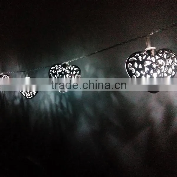 led solar light string led christmas lights string light heart