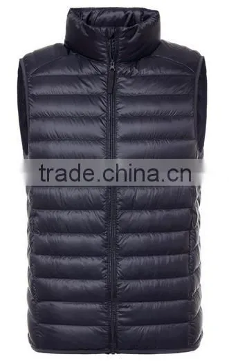 Men Ultra light padded down vest for winters