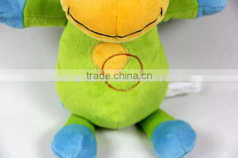 Luckiplus Hot Sale First Class Green and Blue Cow Safe Technology Toy For Kids