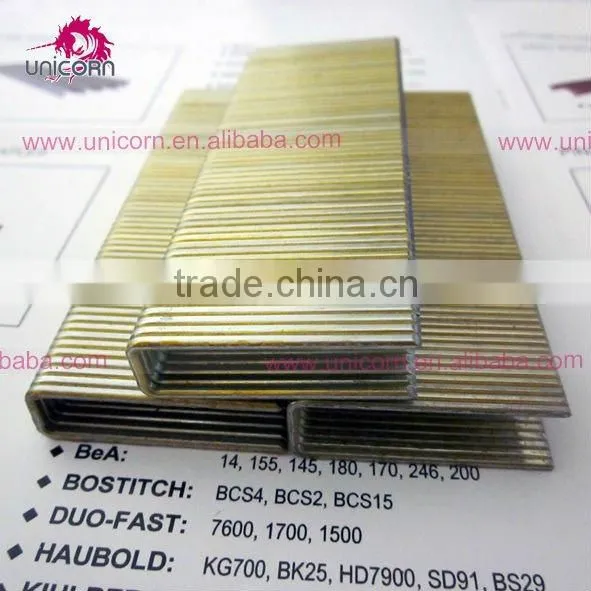 factory export directly 16Ga U shape GX16 Staples