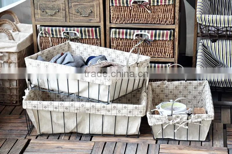 European antique style cheap storage baskets