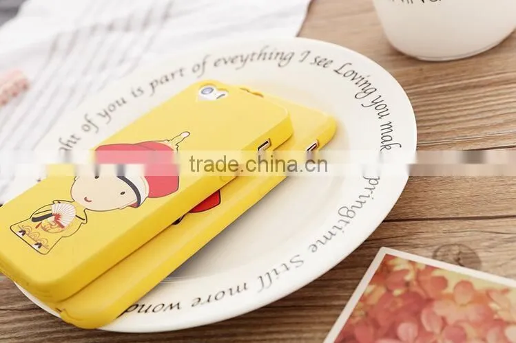 Eco-friendly silicone phone case/cute cartoon phone case for Iphone cellphone