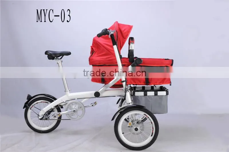 2015 hot baby products stroller bike 2 in 1 fancy baby stroller baby jogger mother and baby bike