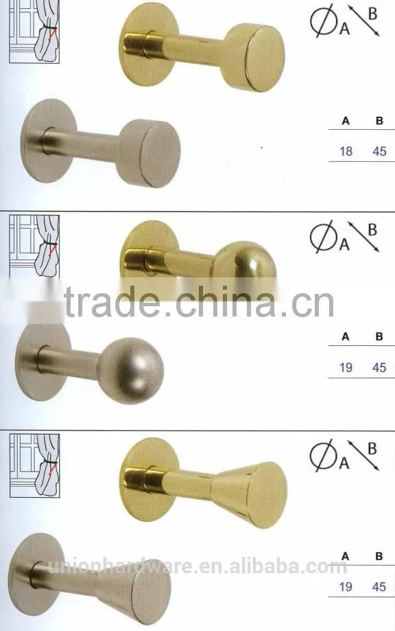 Wholesale Modern european style brass curtain hook,curtain wall hook,robe hook