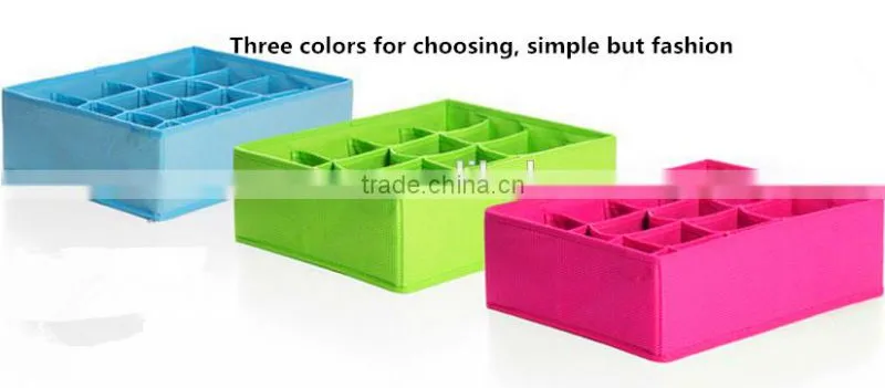 Bacteriostatic Folding Non-Woven Underware/Socks Organizer Box Socks Storage Box