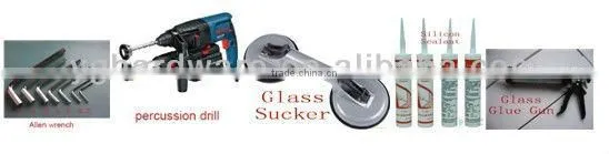 Stainless Steel Glass Door Handle