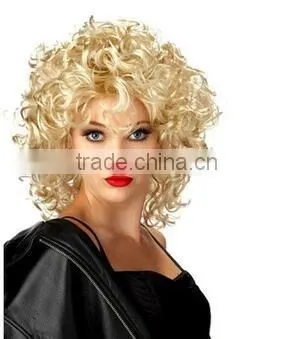 Blonde Top Full Lace Wigs Afro Kinky Curly Full Lace Wigs