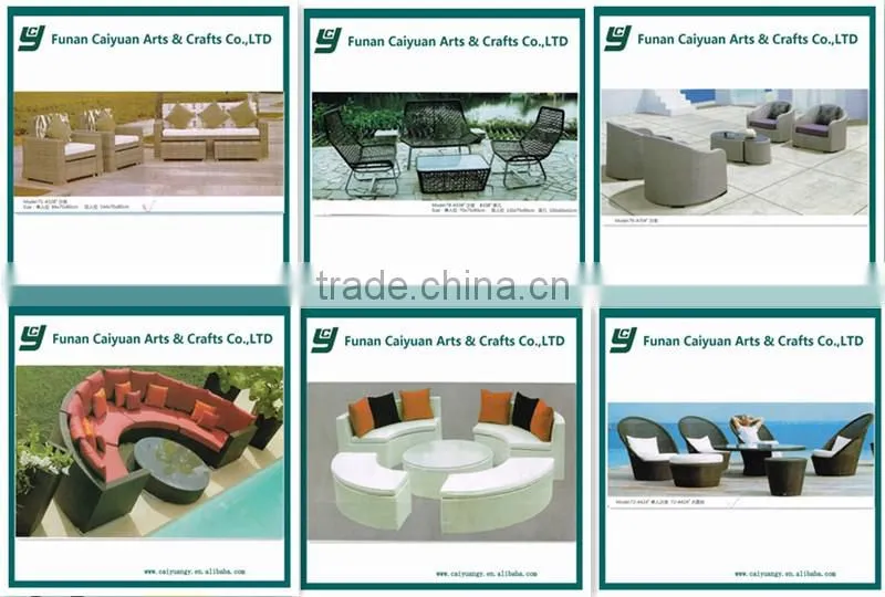 PE rattan garden sets outdoor furniture