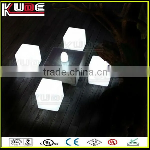LED illuminated furniture LED cube stool/led cube seat lighting
