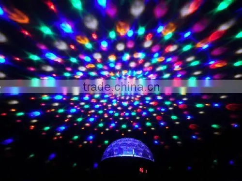 transparent crystal Christmas effect ball laser light