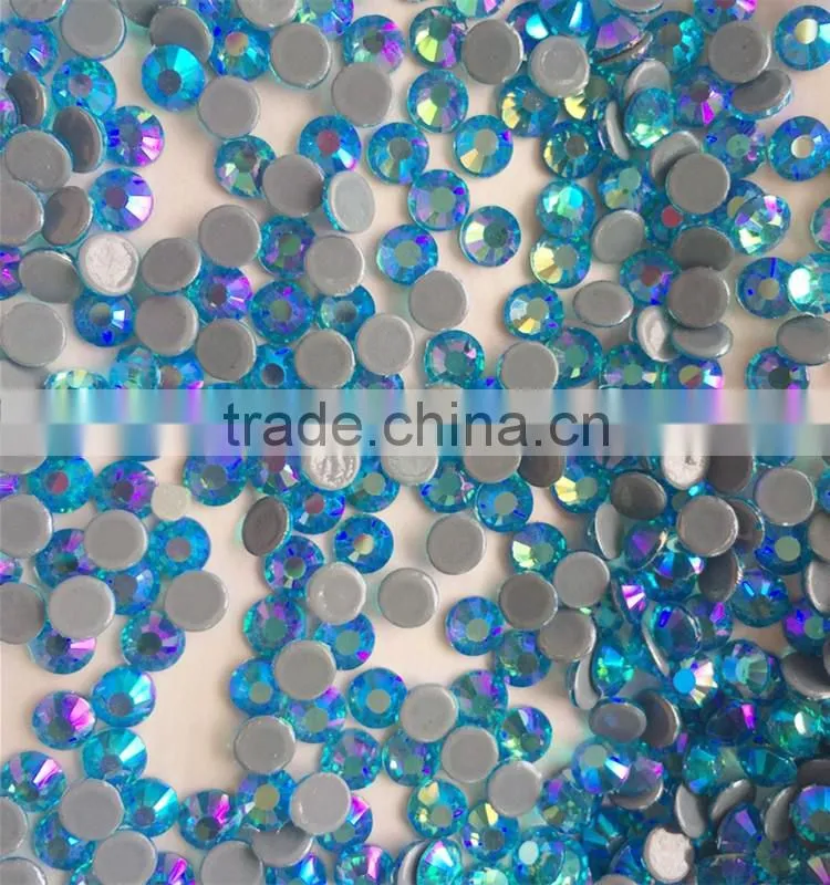 2028 cut super quality ss20 aquamarine AB motif hotfix stone